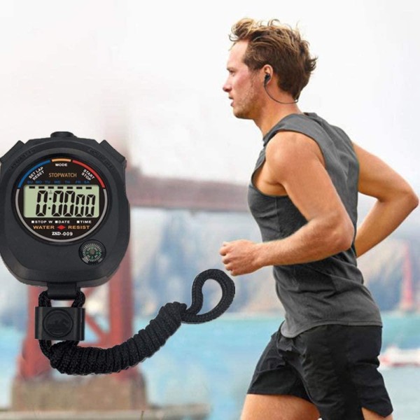 Multi-Function Electronic Digital Sport Stopwatch Timer