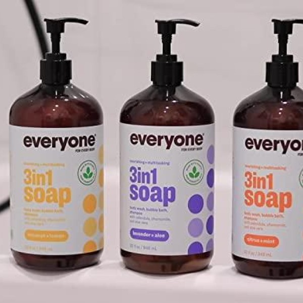 Everyone 3-in-1 Soap, Body Wash, Bubble Bath, Shampoo